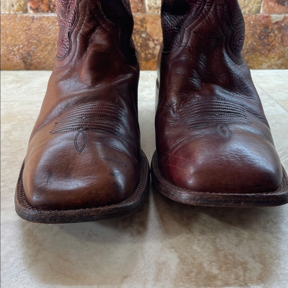 Moonshine Spirit Men Cowboy Boots Brown Red Leather Square Toe Size 11D
Western - Picture 4 of 14